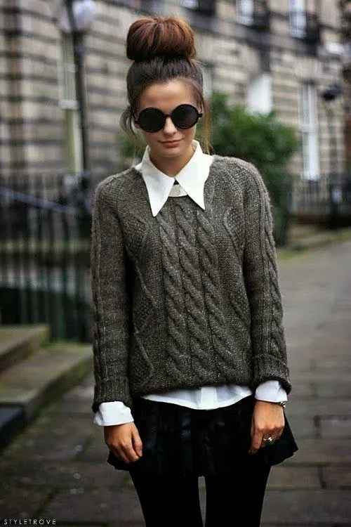 Стильний образ з білою сорочкою Стильний образ з білою сорочкою