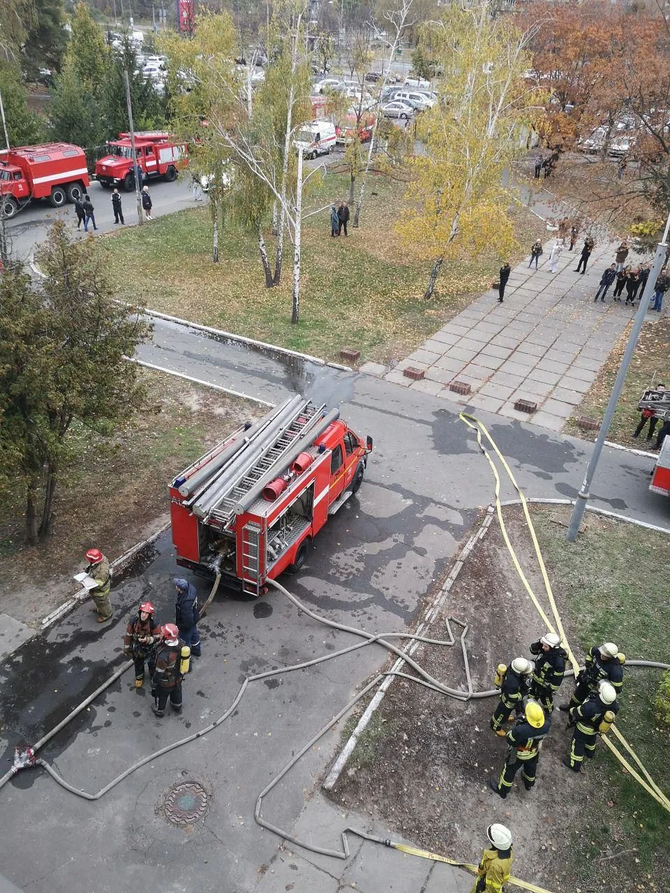 пожежа київ рятувальники