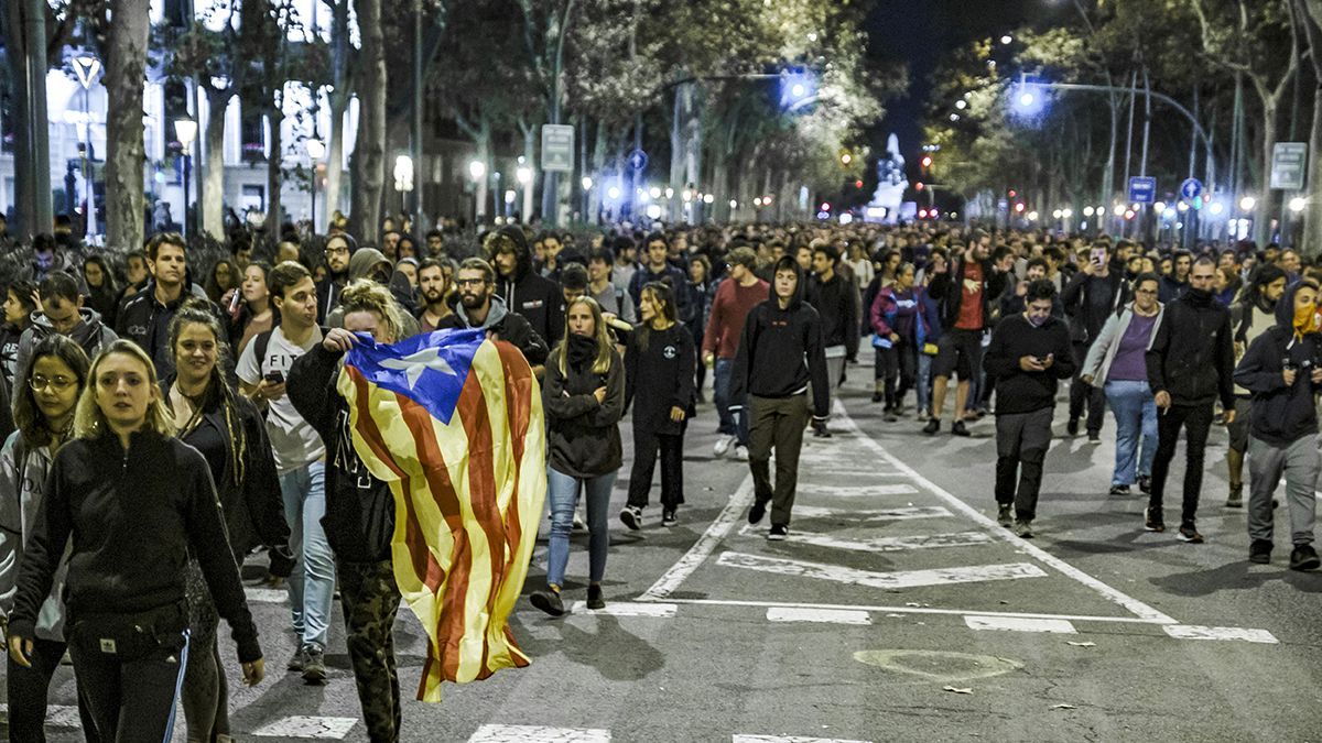 В Барселоне студенты парализовали работу университета: фото