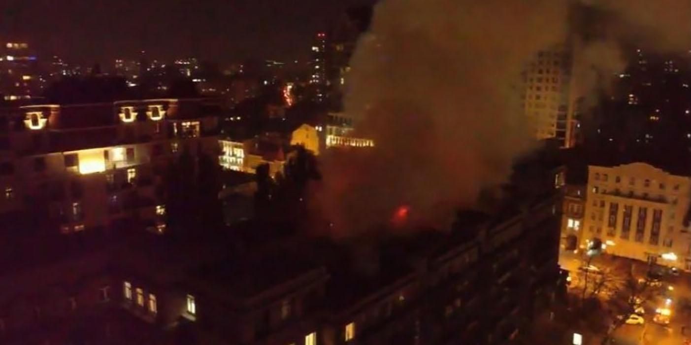 Пожежа в Києві на Пирогова 31 жовтня 2019 – відео і фото пожежі