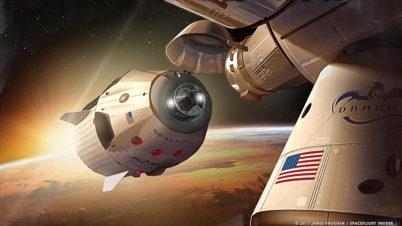 SpaceX провела тринадцатое успешное испытание капсулы Crew Dragon: видео SpaceX провела тринадцатое успешное испытание капсулы Crew Dragon: видео