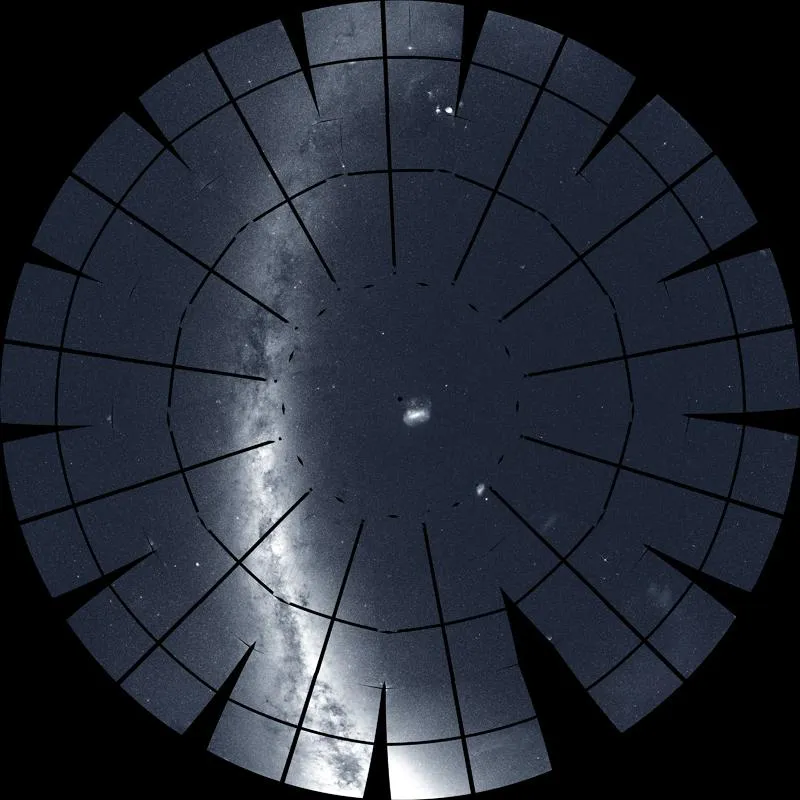 NASA показало панораму зоряного неба