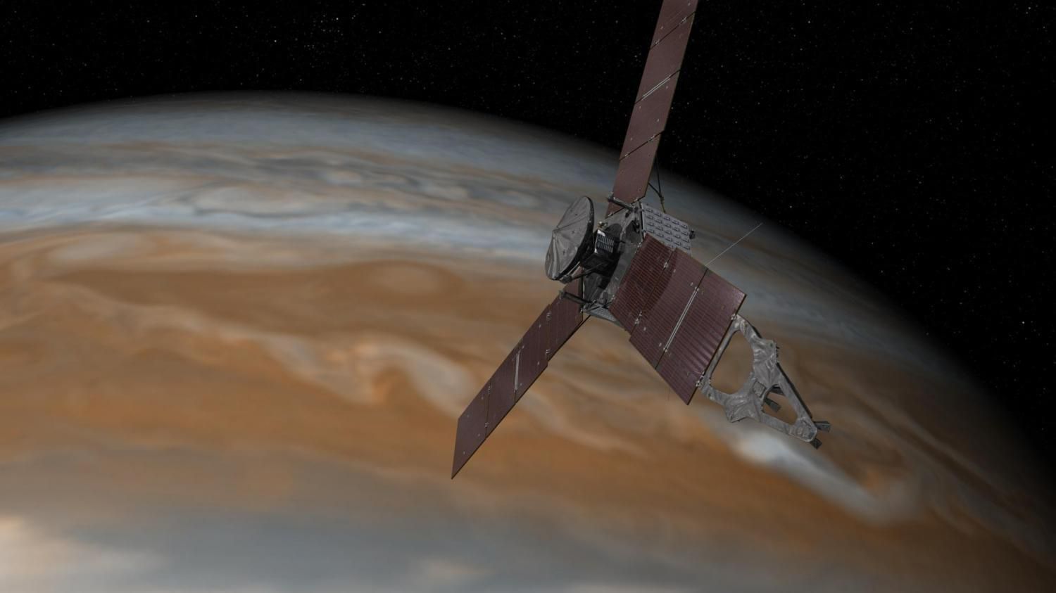В NASA показали величезний ураган на Юпітері  