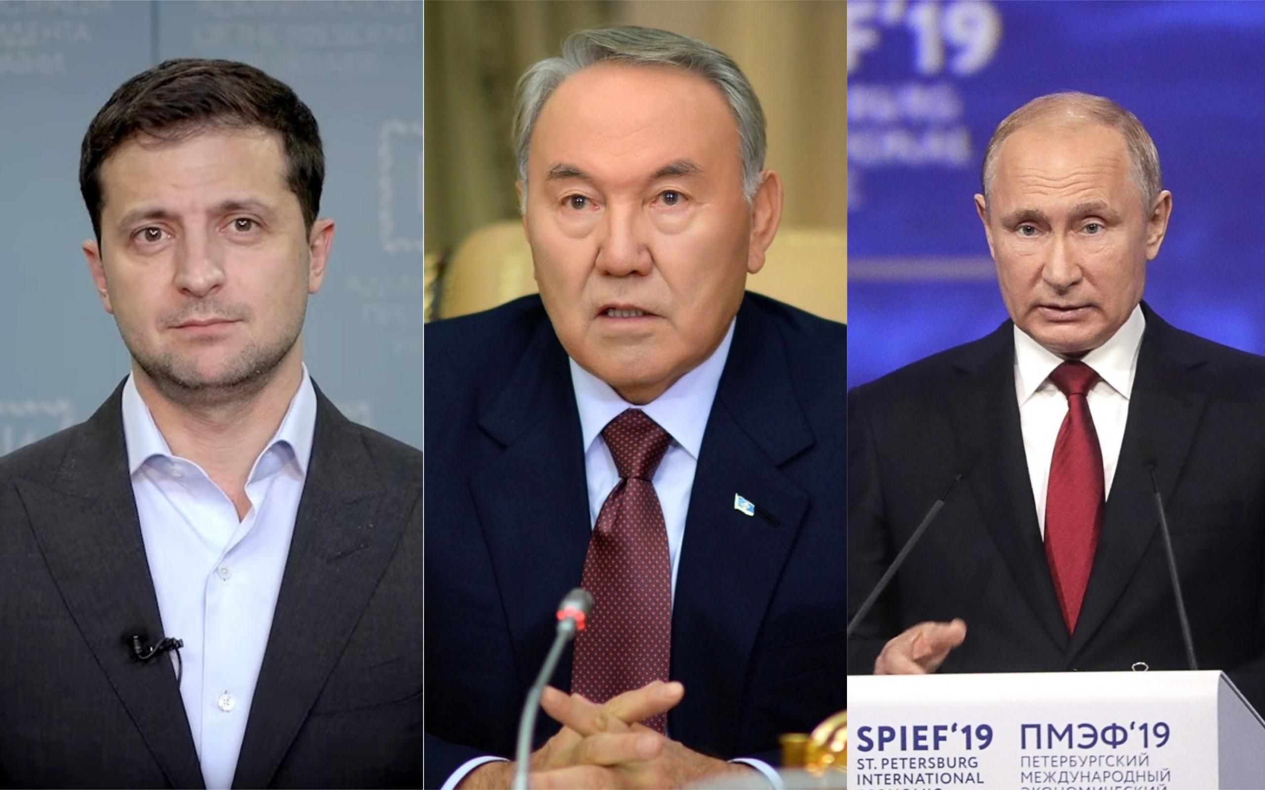 Назарбаєв хоче організувати зустріч Зеленського і Путіна