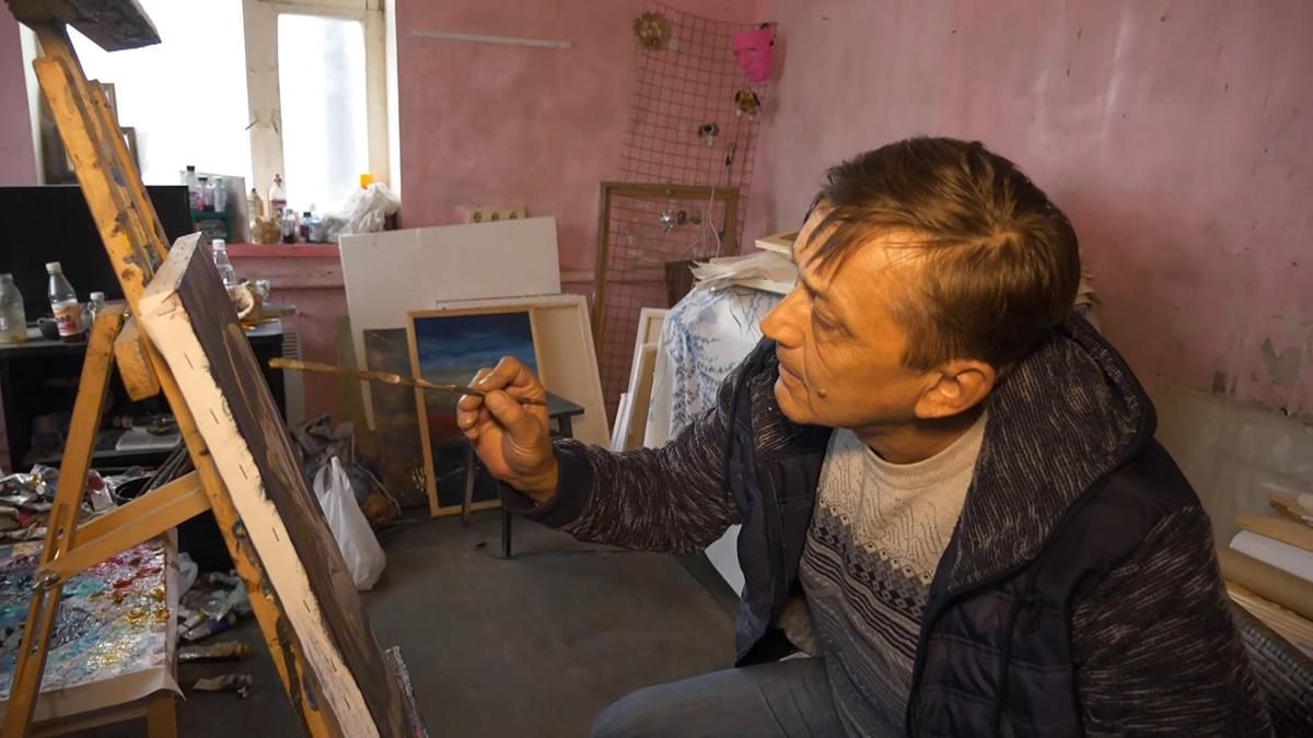В перерывах между перестрелками создавал картины: как ветеран реабилитируется от ужасов войны