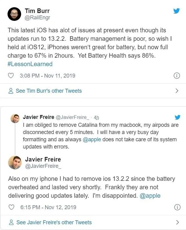 Останнє оновлення iOS  призводить до збоїв у роботі iPhone