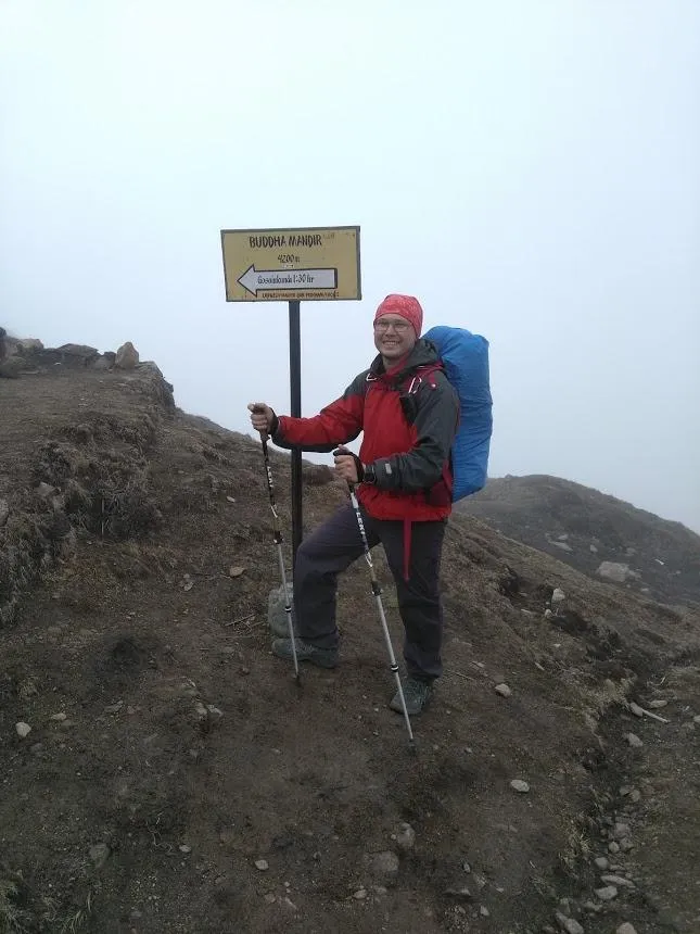 хлопець гори Непал хлопець гори Непал