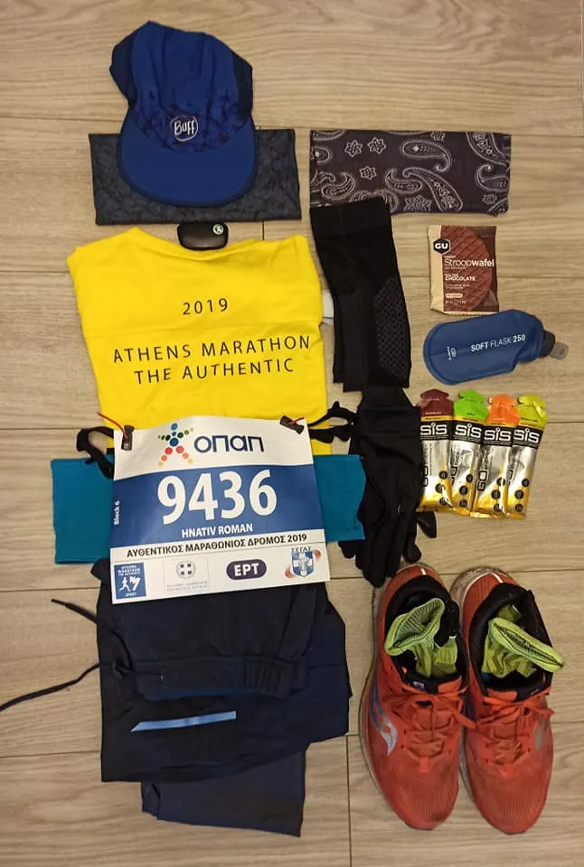 Афіни Марафон Роман Гнатів 42 км одяг Афіни Марафон Роман Гнатів 42 км одяг