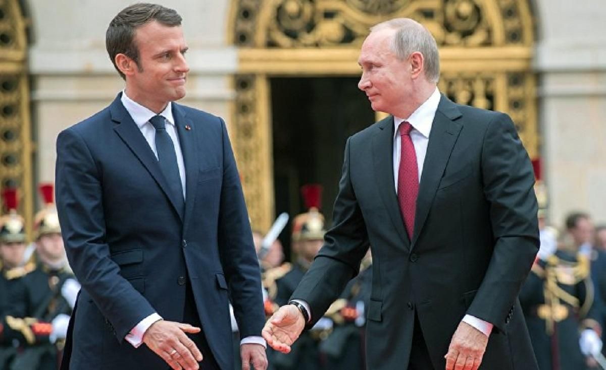 Перед нормандским саммитом Путин и Макрон обсудили Украину