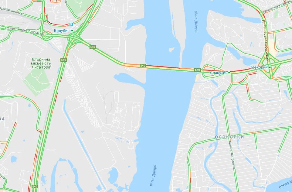 Південний міст, затор Південний міст, затор