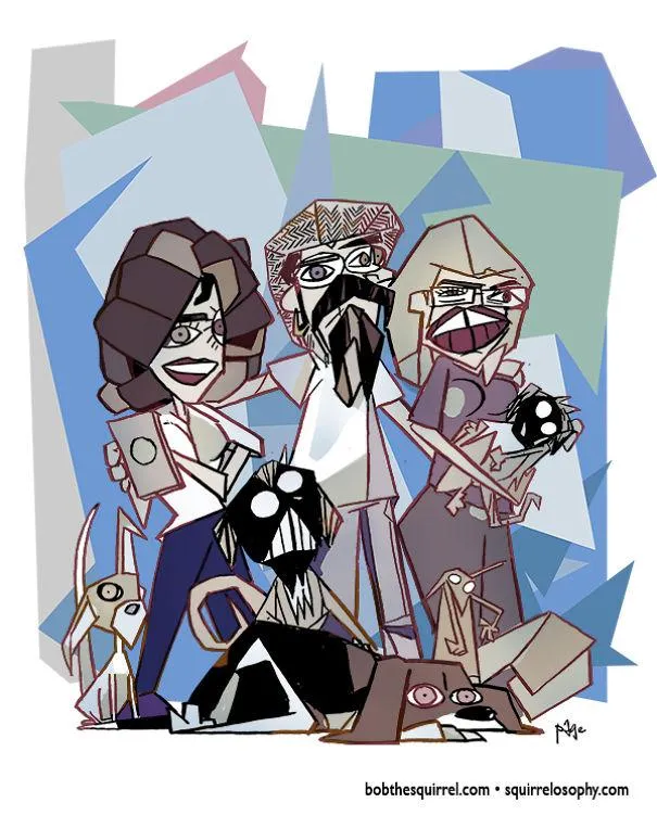 Ілюстрація в стилі Пабло Пікассо Ілюстрація в стилі Пабло Пікассо