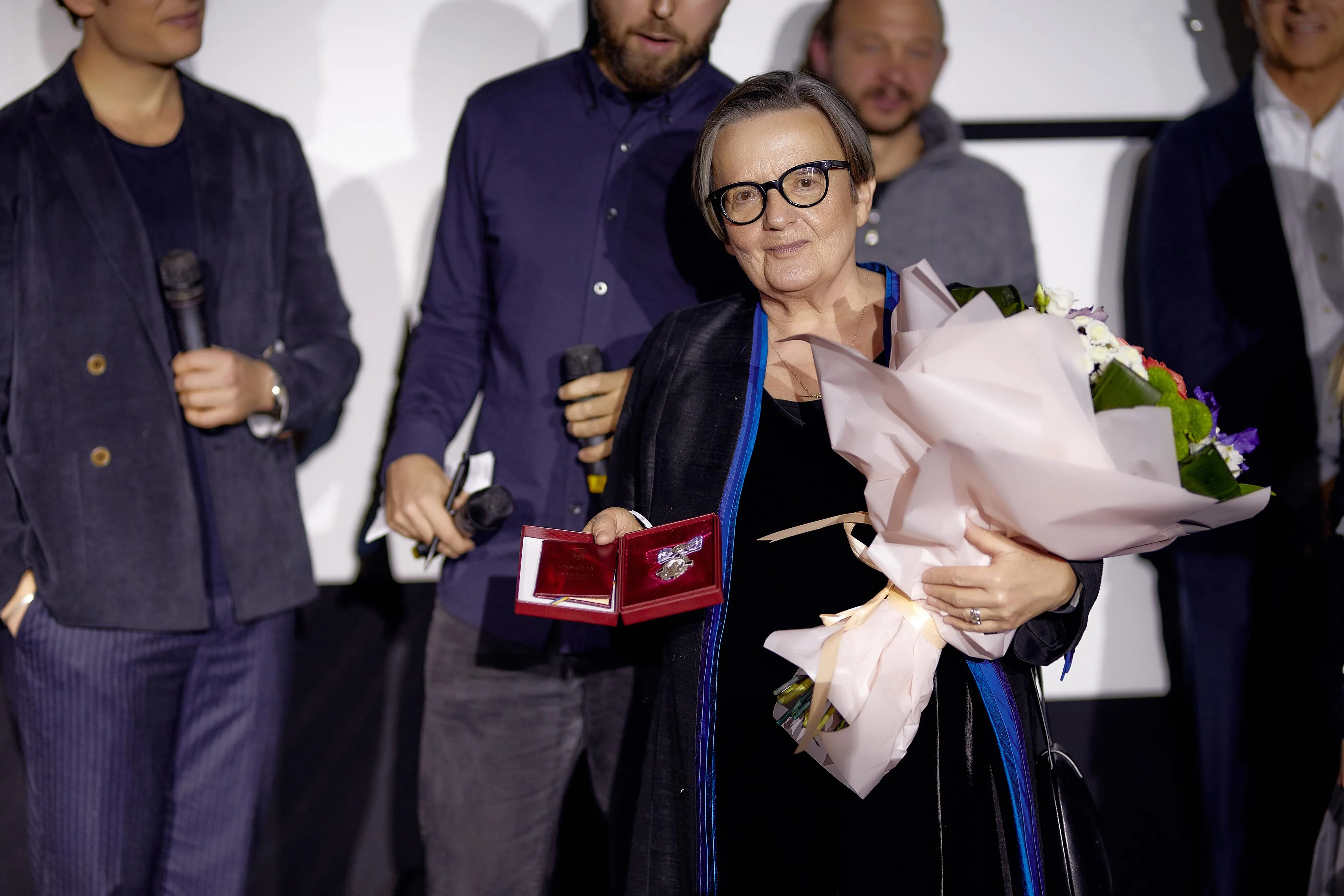 Аґнєшка Голланд на презентації фільму Аґнєшка Голланд на презентації фільму