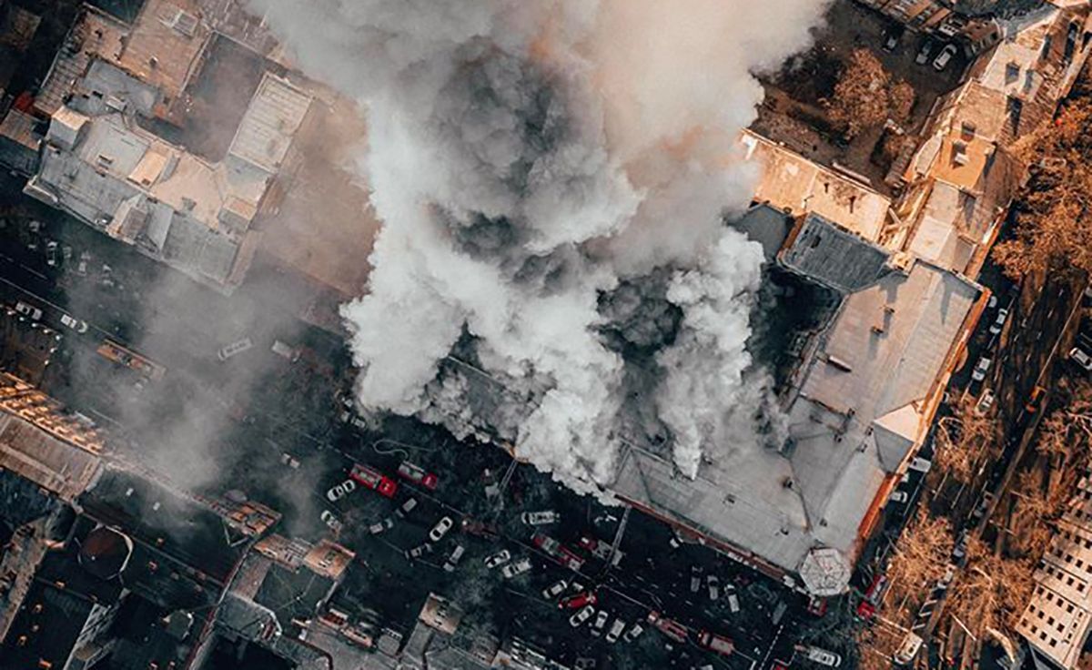 Пожар в Одессе на Троицкой – список пострадавших в колледже