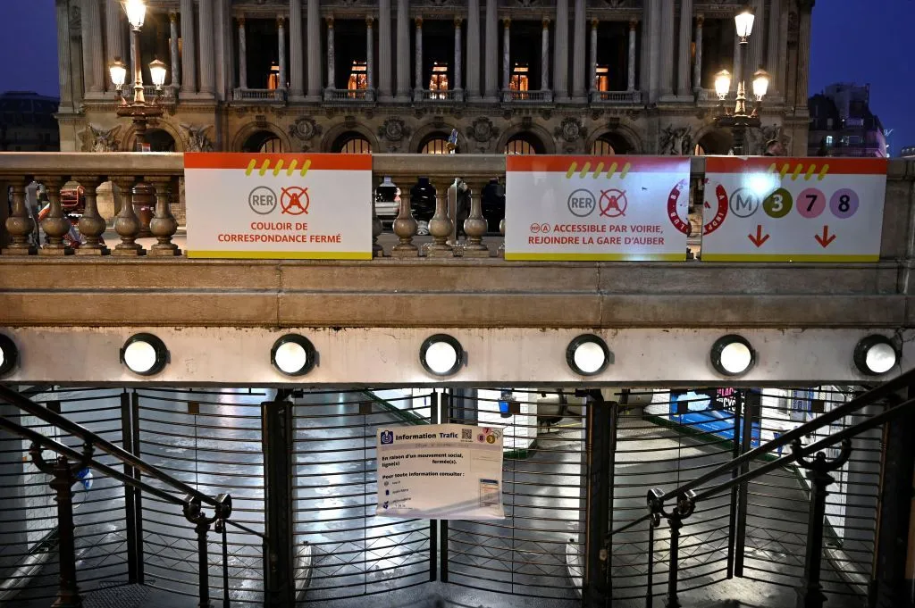 метро Франція страйк метро Франція страйк