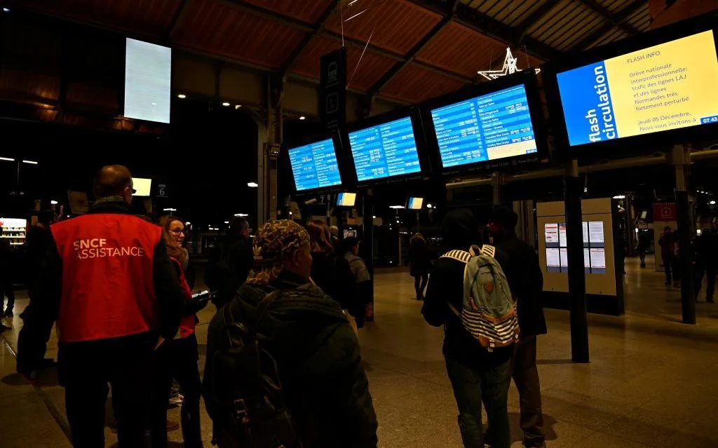 залізниця страйк Фроанція залізниця страйк Фроанція