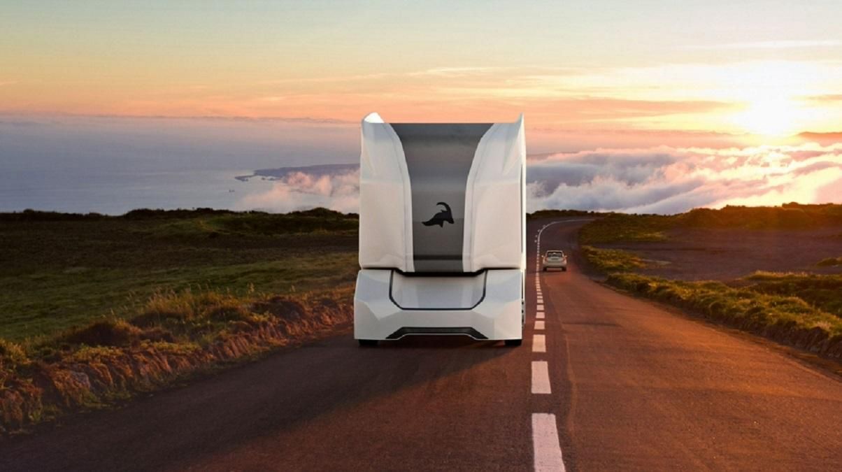 Автономный грузовик без кабины испытывают на дорогах Швеции