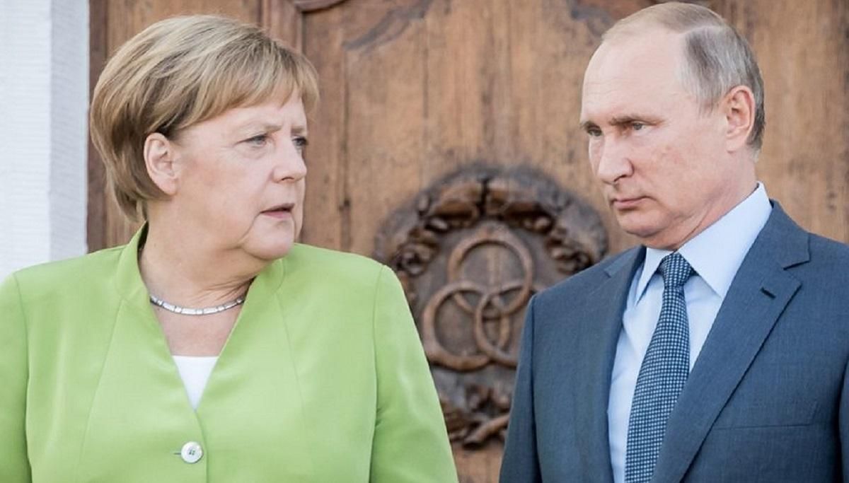 Меркель и Путин договаривались о транзите газа через Украину в 2020 году