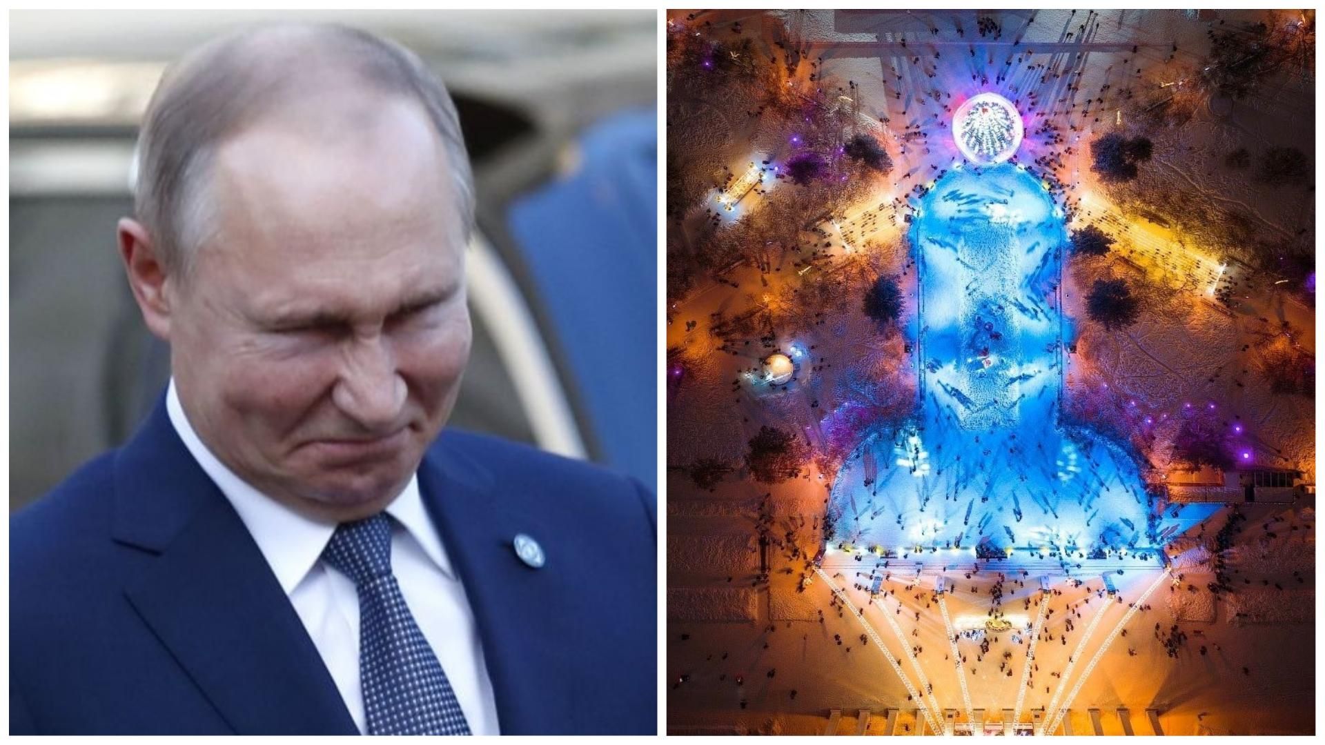 Имени Путина: в Новосибирске власть сделала каток в форме полового члена
