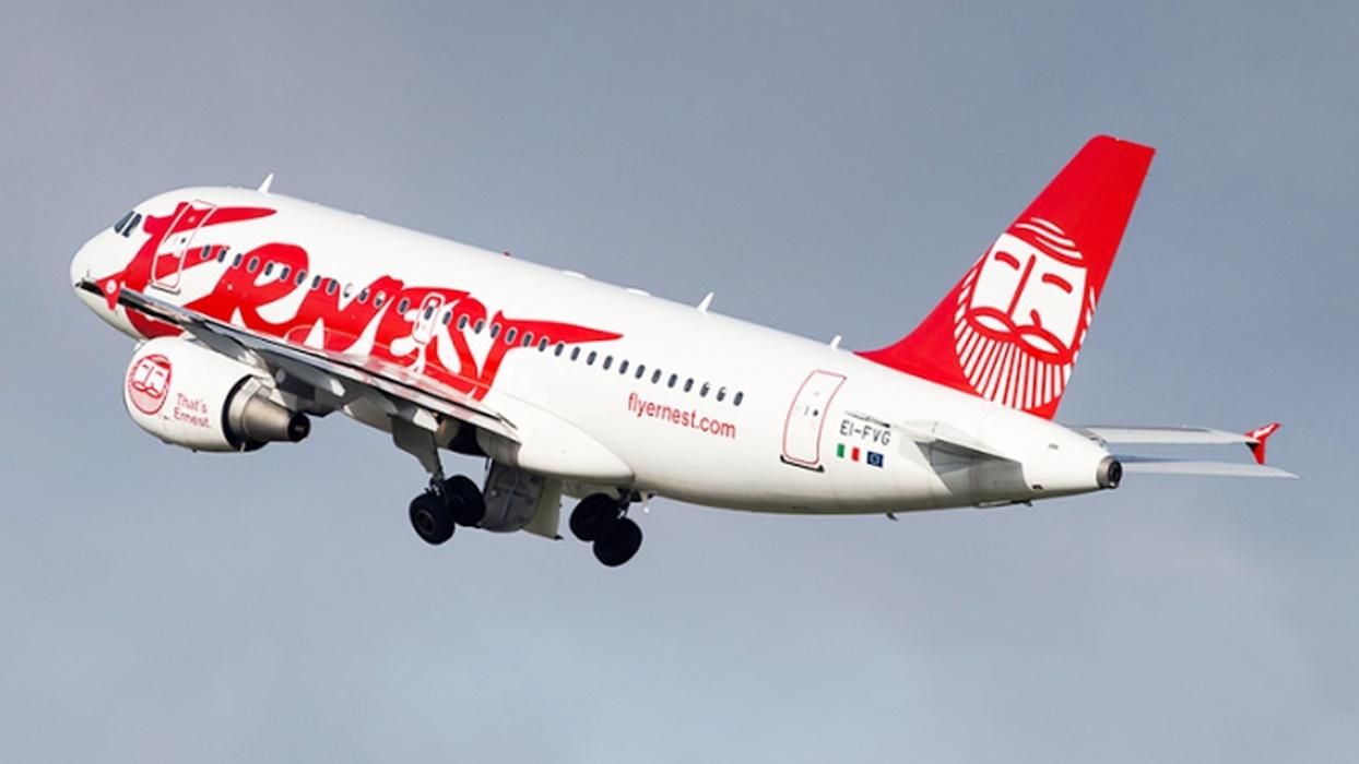 Італійський лоукостер Ernest припиняє всі польоти з 13 січня Італійський лоукостер Ernest припиняє всі польоти з 13 січня