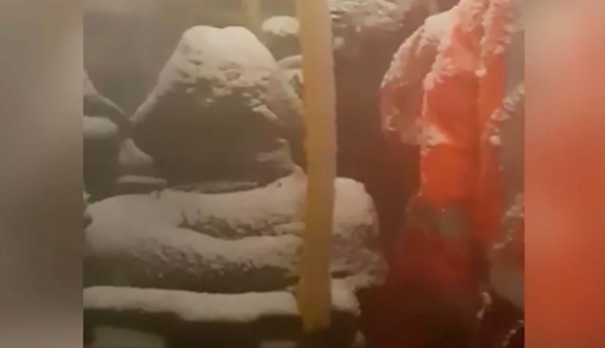 В России пассажиров засыпало снегом в салоне маршрутки: видео В России пассажиров засыпало снегом в салоне маршрутки: видео