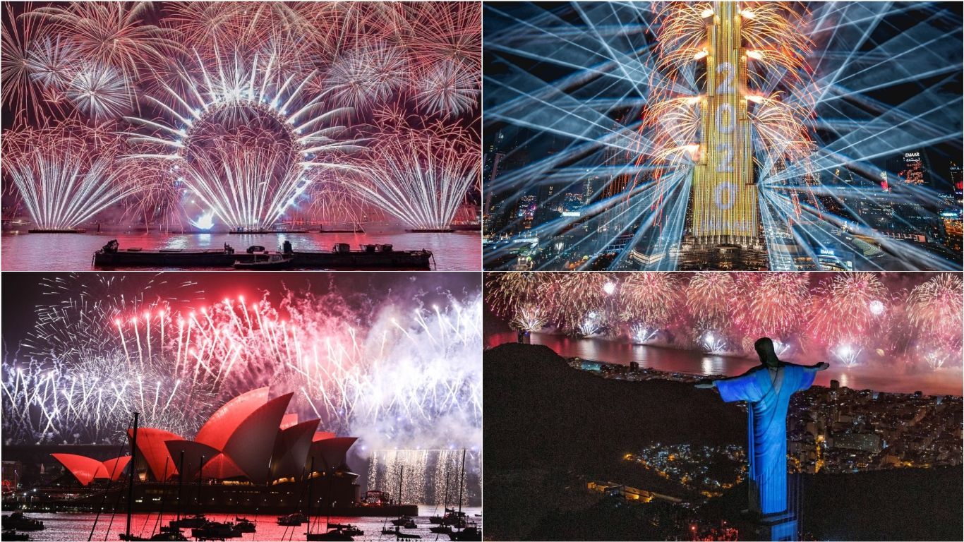 Як світ зустрів Новий рік: яскраві фото з різних куточків планети