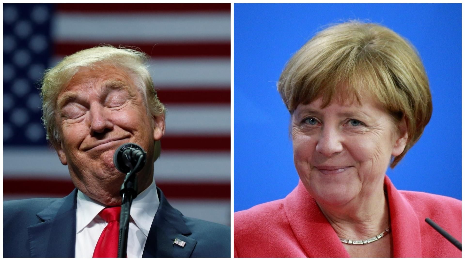 Трамп назвал Меркель "очень красивой женщиной" и попросил дать Украине денег Трамп назвал Меркель "очень красивой женщиной" и попросил дать Украине денег