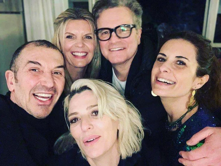 Колін Ферт та Лівія Джуджоллі на новорічній вечірці Колін Ферт та Лівія Джуджоллі на новорічній вечірці