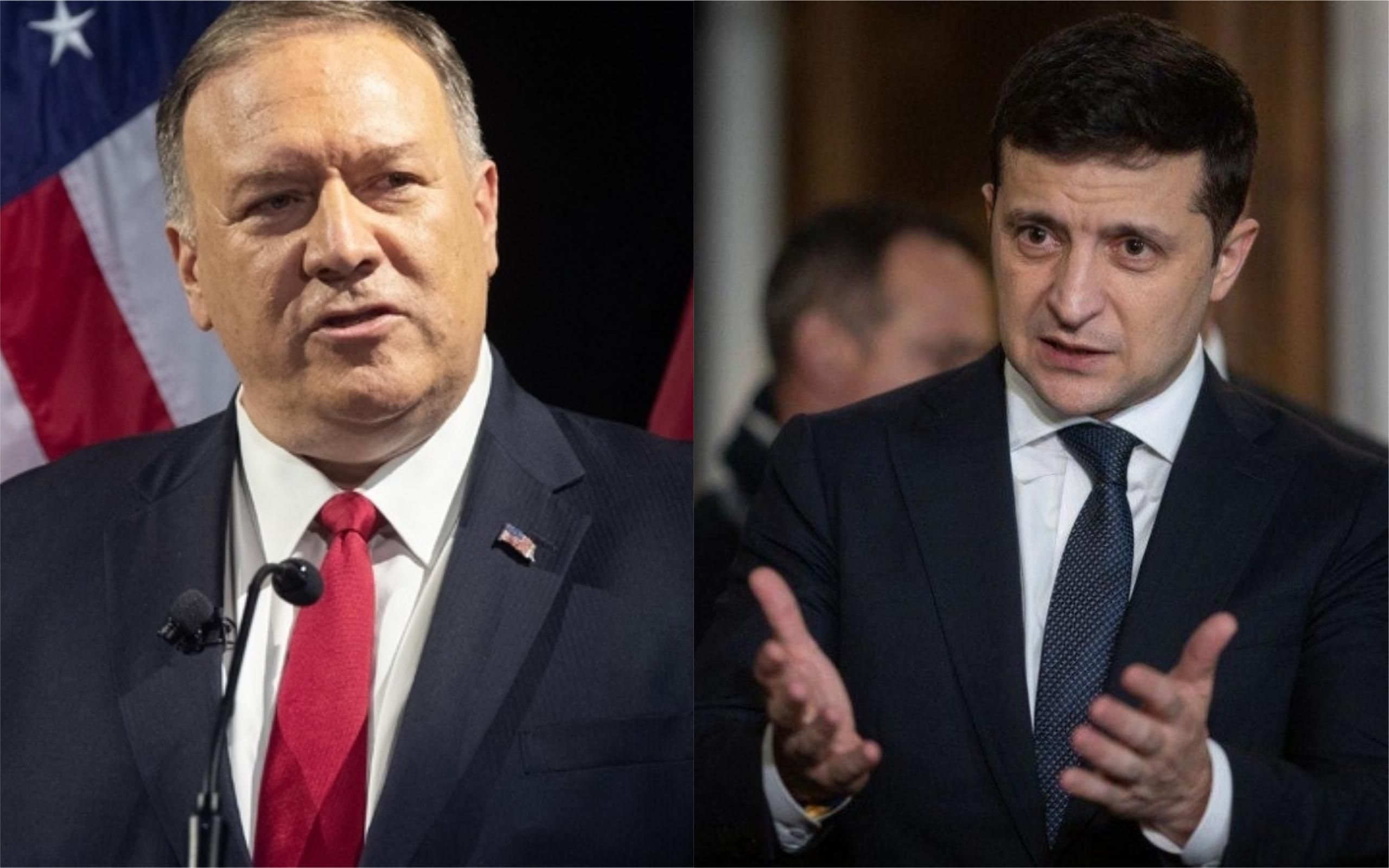 Помпео обговорив з Зеленським свій візит до України Помпео обговорив з Зеленським свій візит до України
