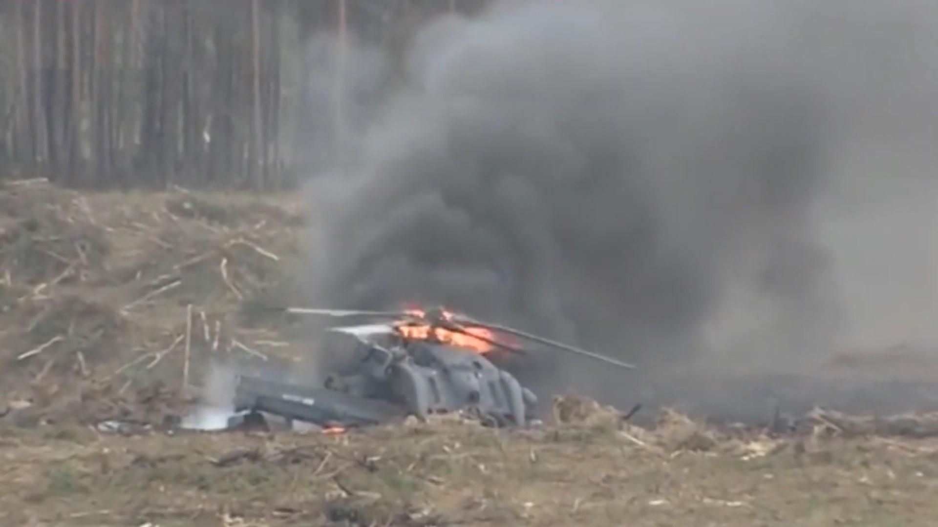 "Зачистка свідків": розбився вертоліт з пілотами РФ, які брали участь в агресії проти України