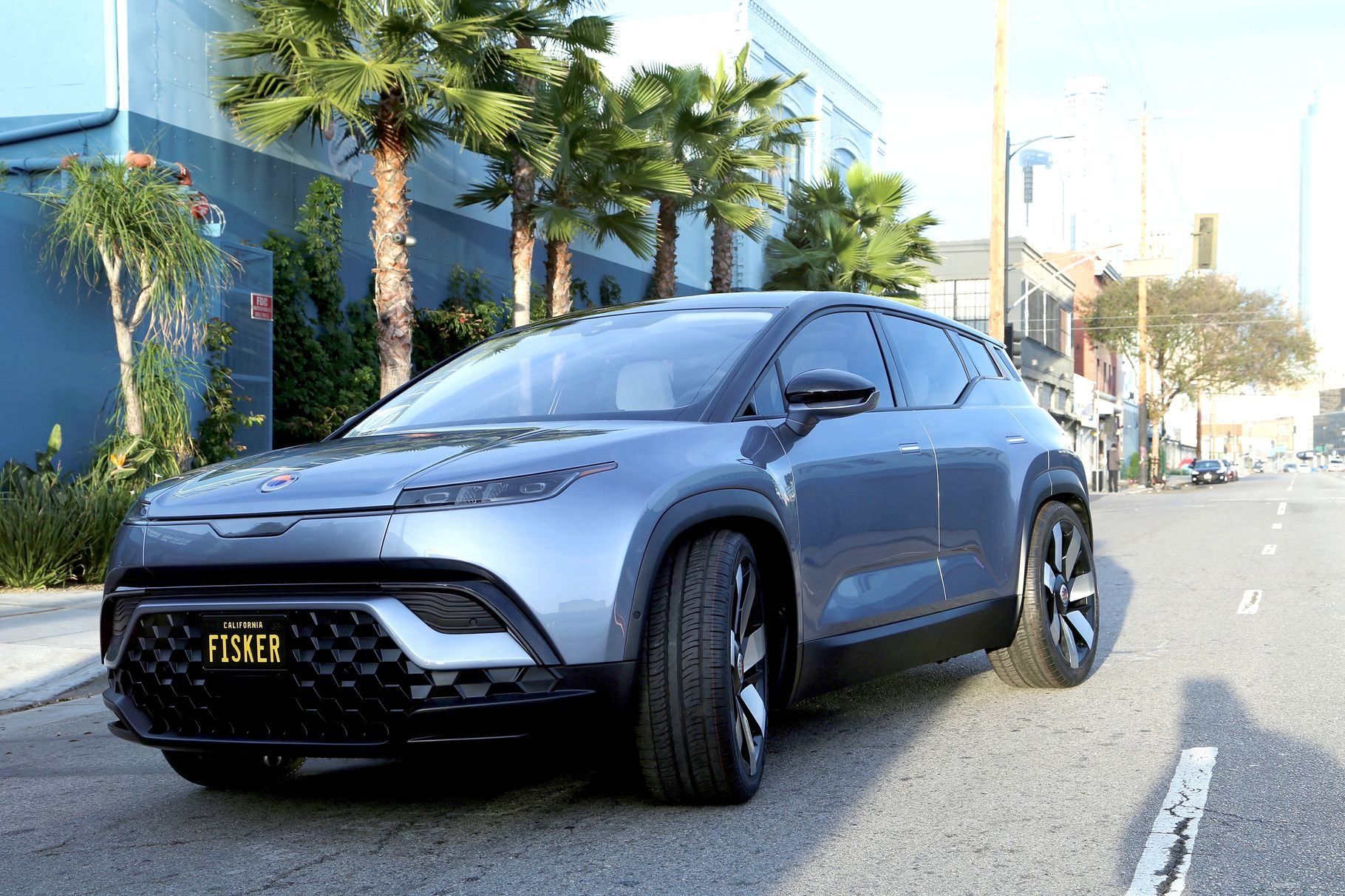 Fisker Ocean із сонячними панелями Fisker Ocean із сонячними панелями