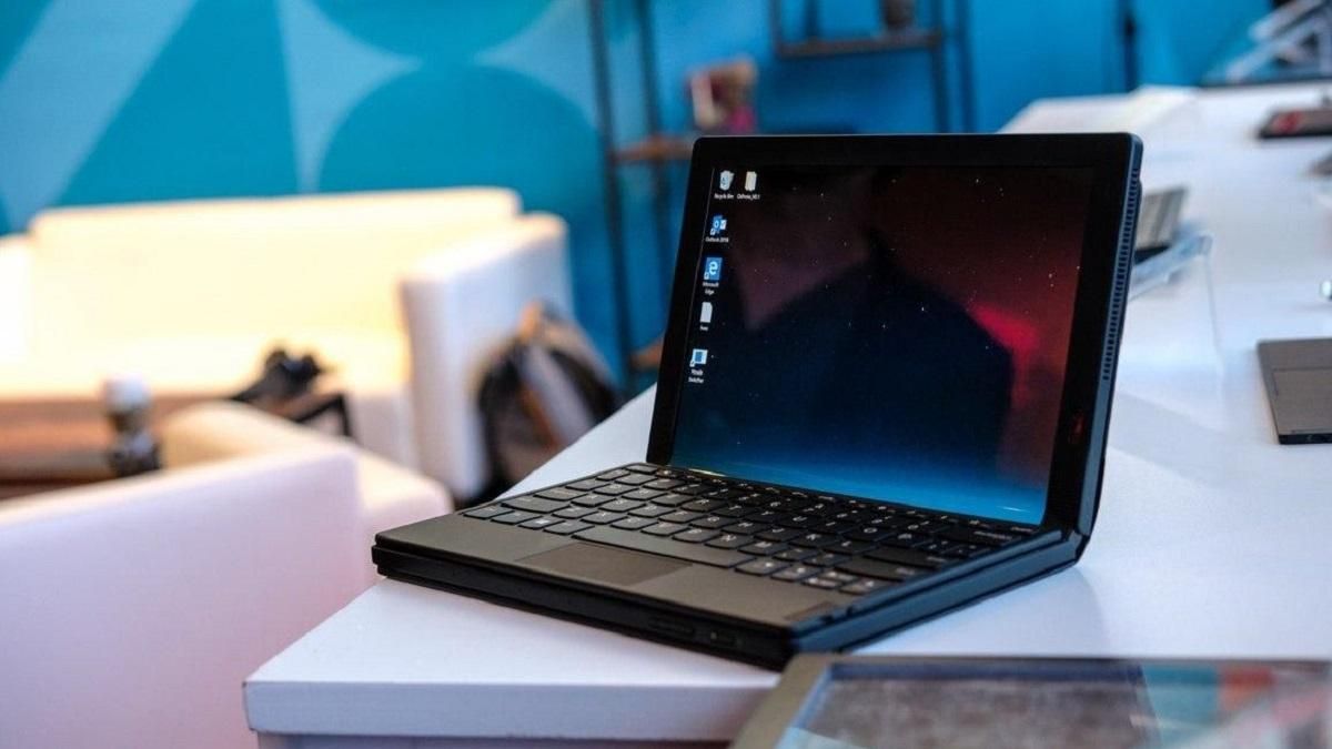 Lenovo представила ThinkPad X1 Fold – перший у світі ноутбук з гнучким дисплеєм: фото
