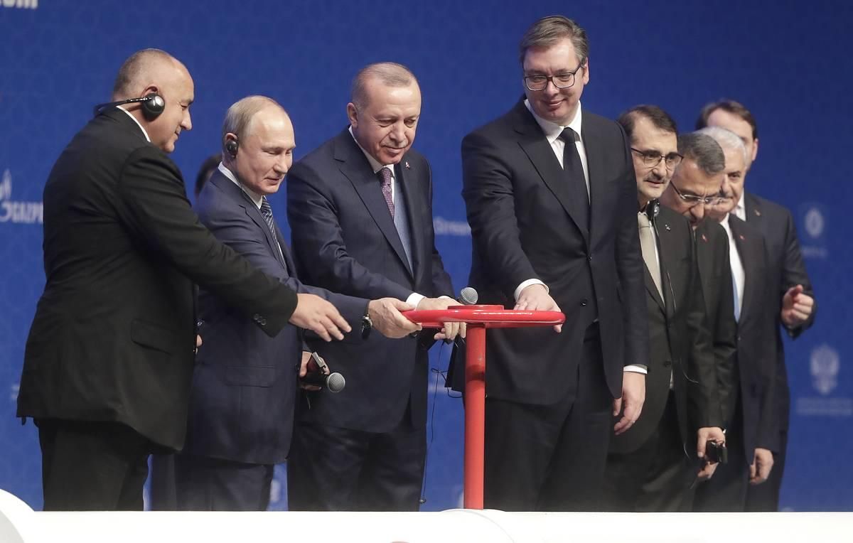 Запуск Турецького потоку 2 – Путін і Ердоган офіційно дали старт