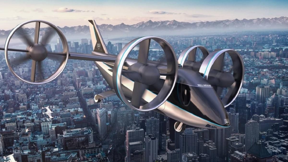 Повітряне таксі Bell стало екологічним і позбулося пари гвинтів Повітряне таксі Bell стало екологічним і позбулося пари гвинтів