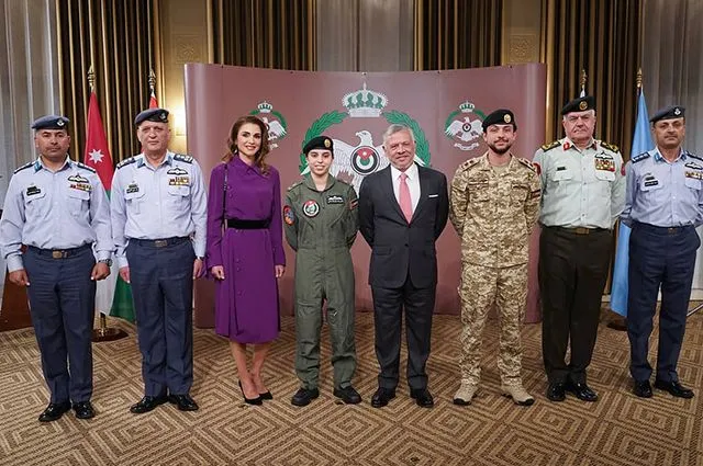 Королівська родина Йорданії на урочистій події Королівська родина Йорданії на урочистій події