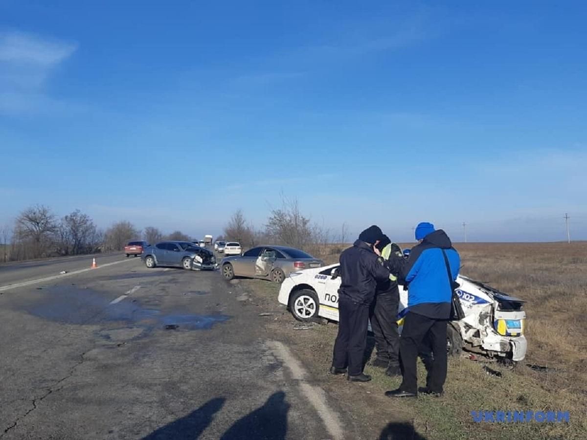 ДТП под Запорожьем со скорой 13.01.2019: есть пострадавшие – фото