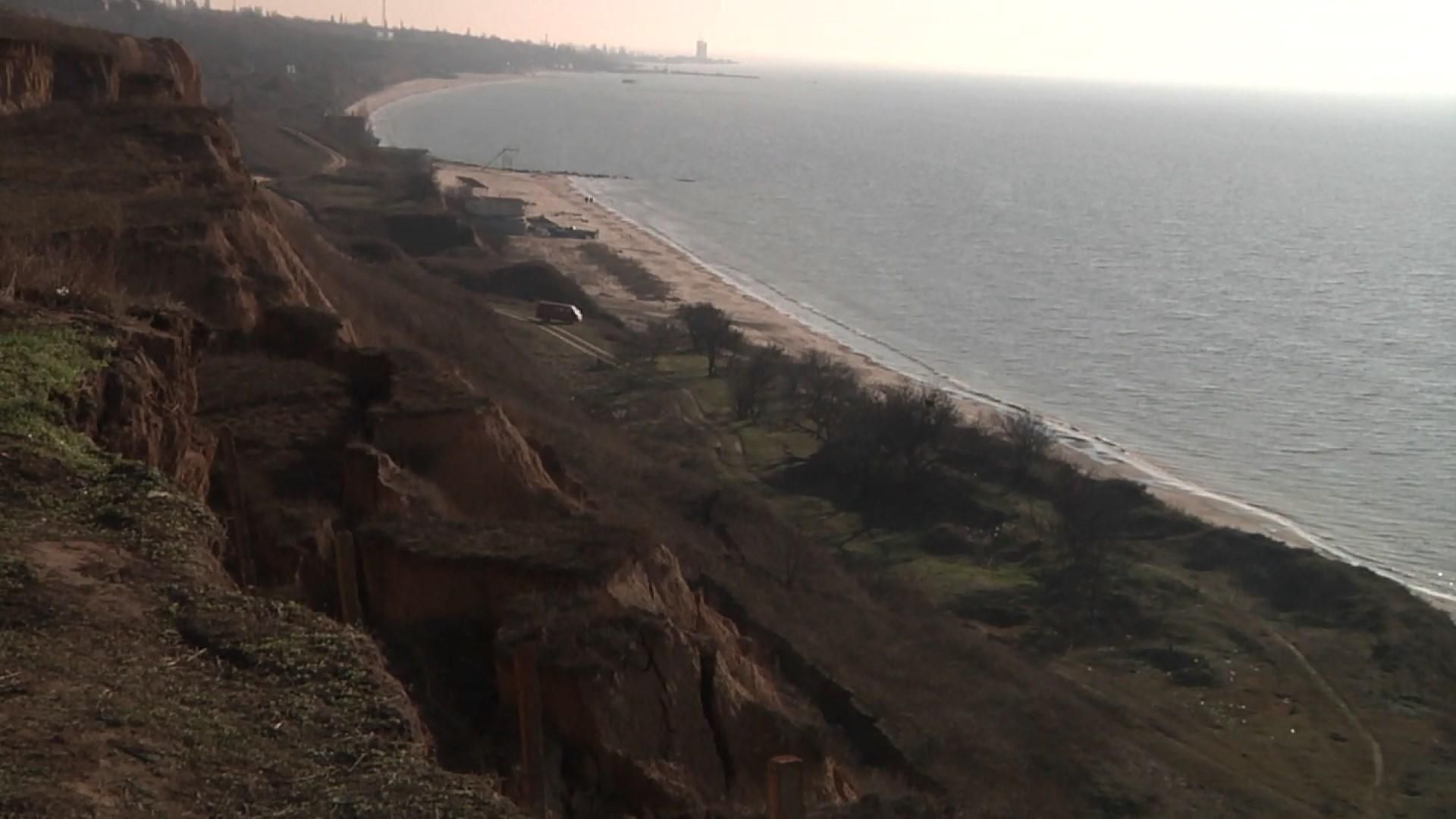 На Миколаївщині стався масштабний зсув ґрунту: відео На Миколаївщині стався масштабний зсув ґрунту: відео