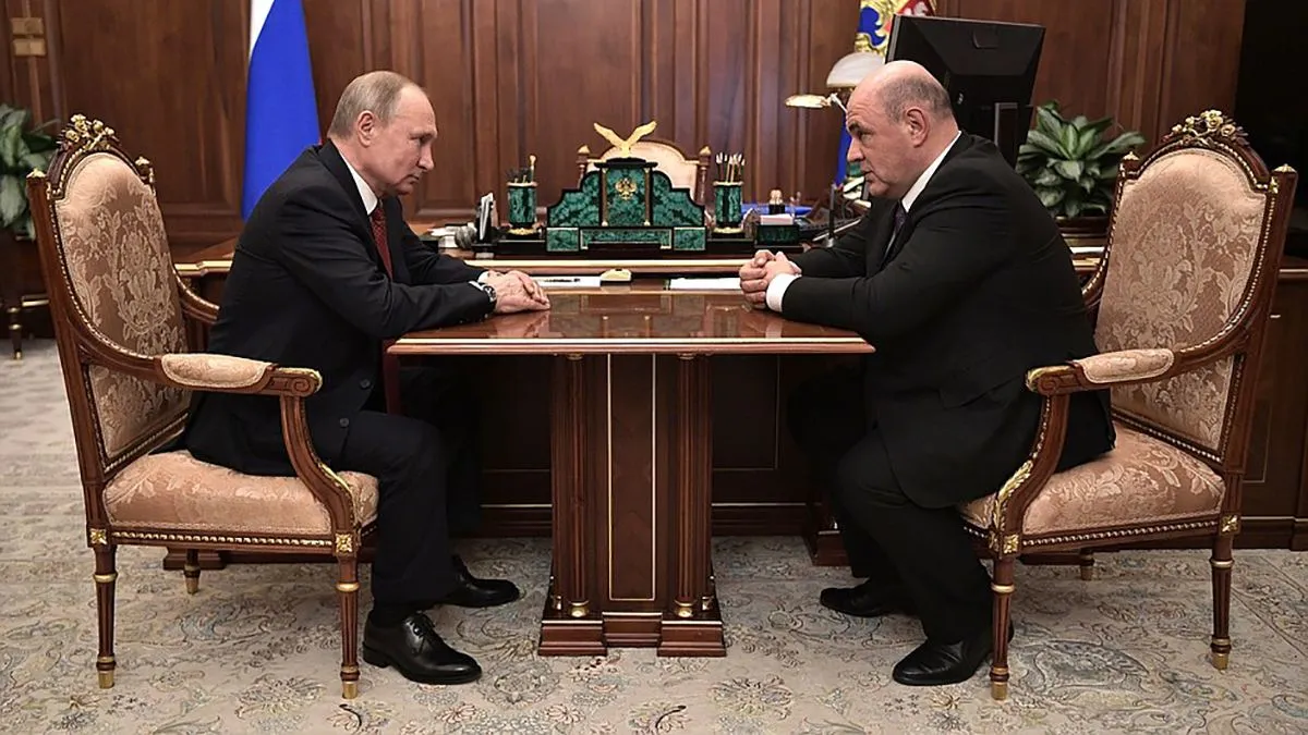 мішустін путін росія мішустін путін росія