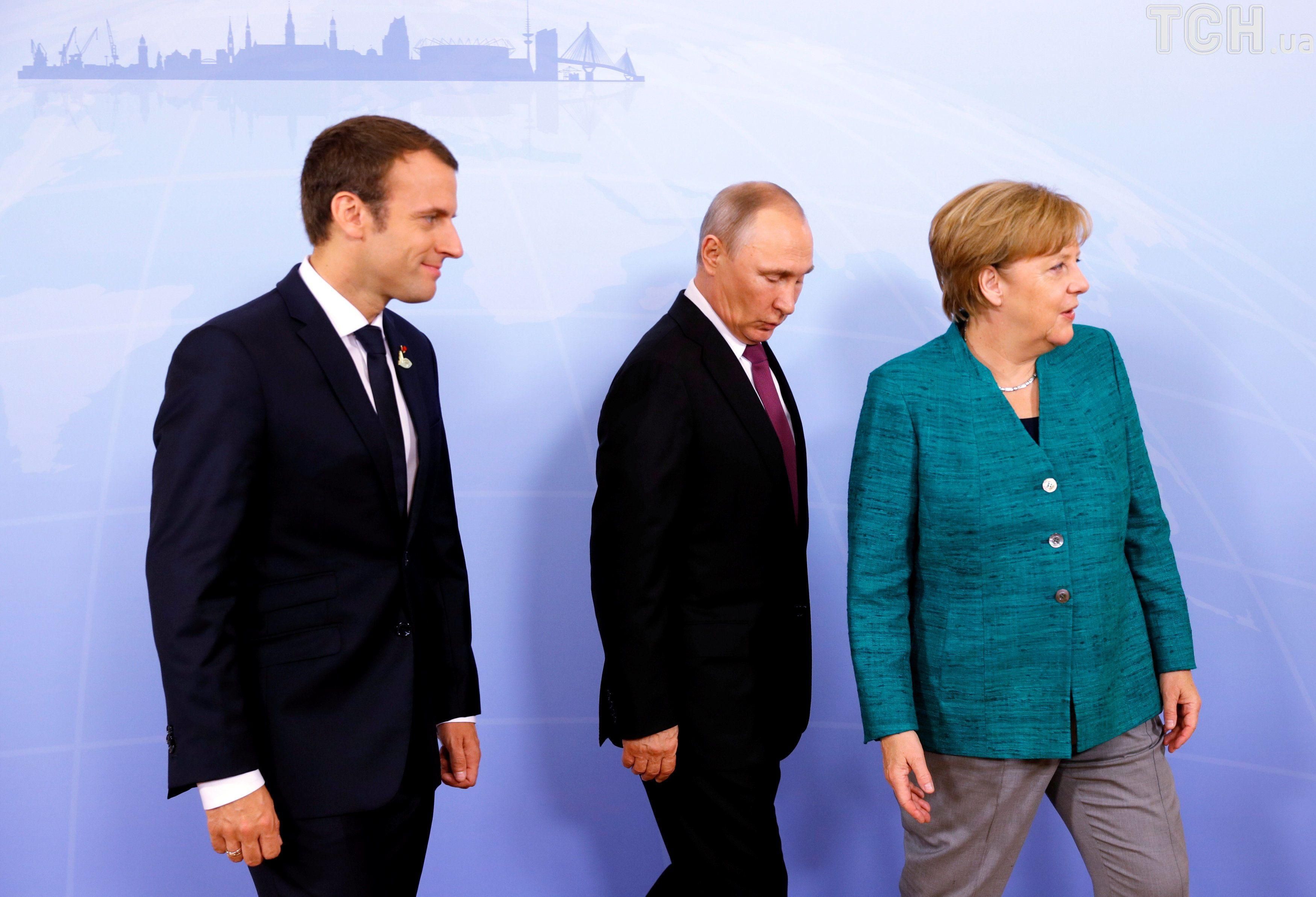 Як Меркель та Макрон "загубили" Путіна: курйозне відео з Берліна Як Меркель та Макрон "загубили" Путіна: курйозне відео з Берліна