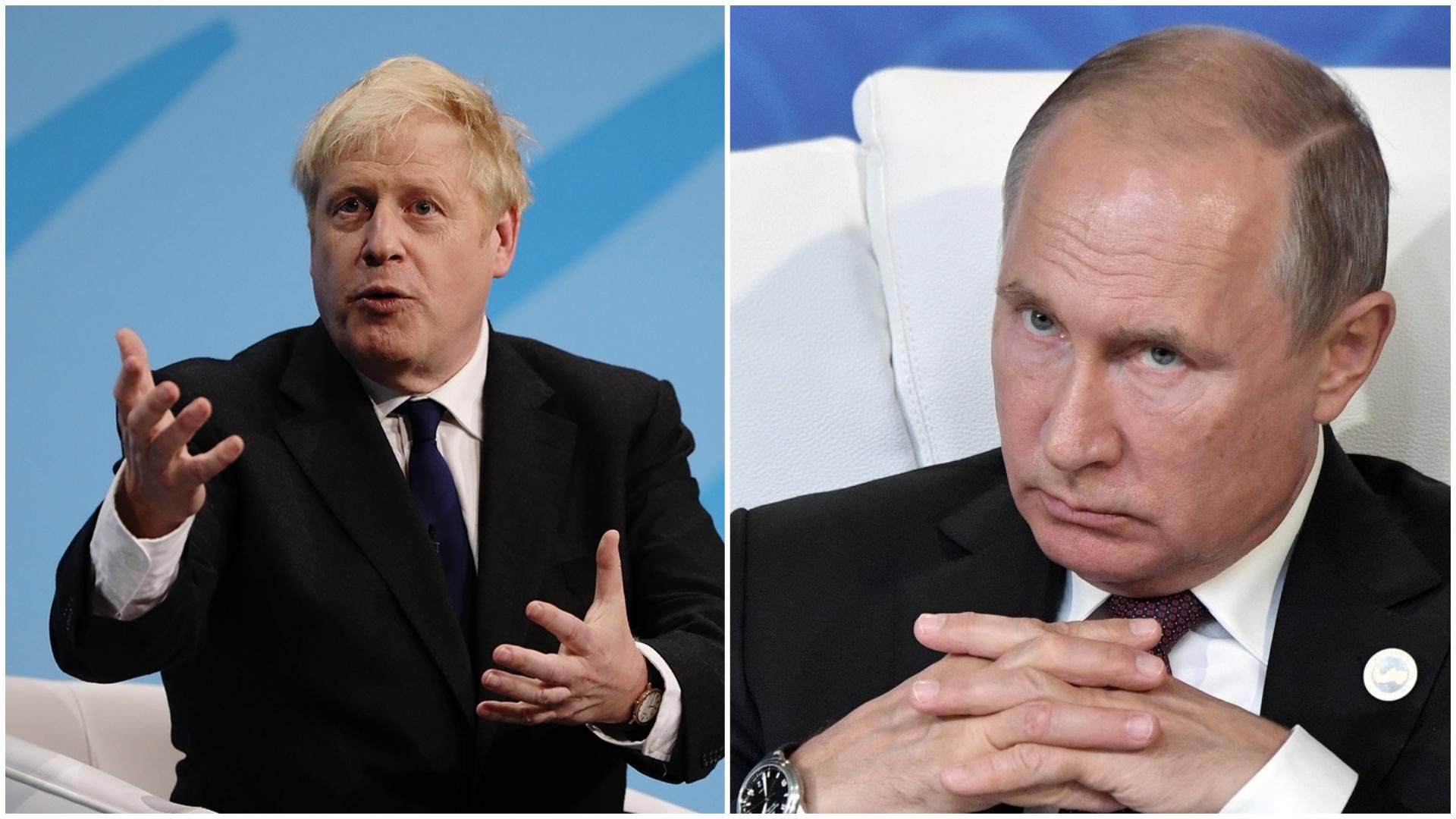 Джонсон нагадав Путіну про Солсбері та відмовився говорити про нормалізацію стосунків Джонсон нагадав Путіну про Солсбері та відмовився говорити про нормалізацію стосунків