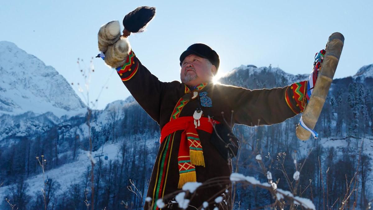 Шамана запросили "викликати сніг" на російському курорті Шамана запросили "викликати сніг" на російському курорті