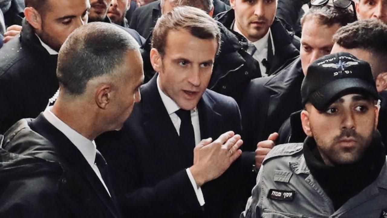 Выйдите отсюда: Макрон в Иерусалиме поскандалил с израильскими силовиками – видео Выйдите отсюда: Макрон в Иерусалиме поскандалил с израильскими силовиками – видео