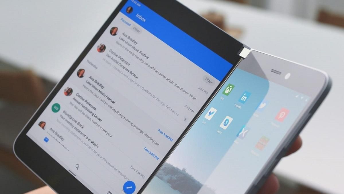 Surface Duo – революционный андроид-смартфон от Microsoft: видео работы двухэкранного интерфейса