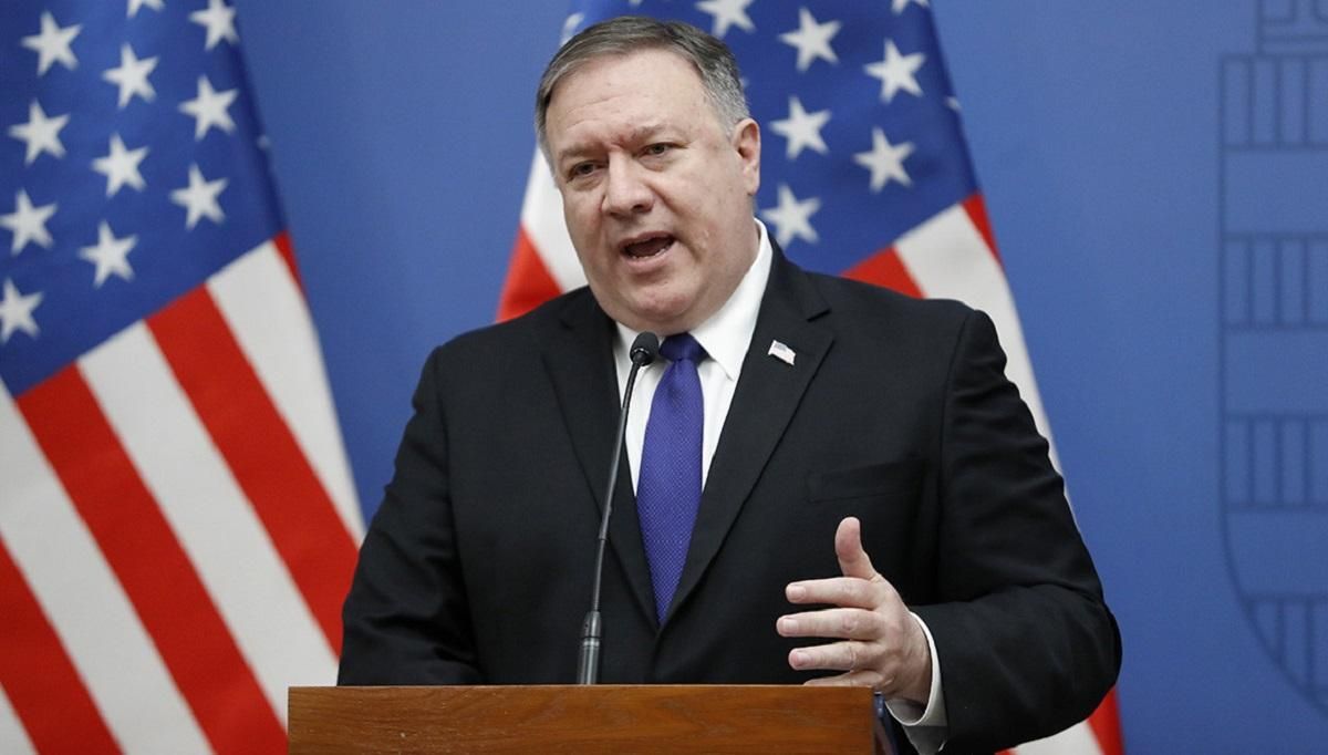 Держсекретар США Помпео вилаявся на журналістку через питання про Україну Держсекретар США Помпео вилаявся на журналістку через питання про Україну