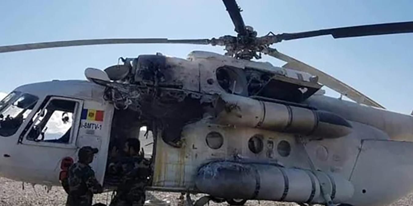 В Афганистане ракета попала в вертолет с украинским - фото