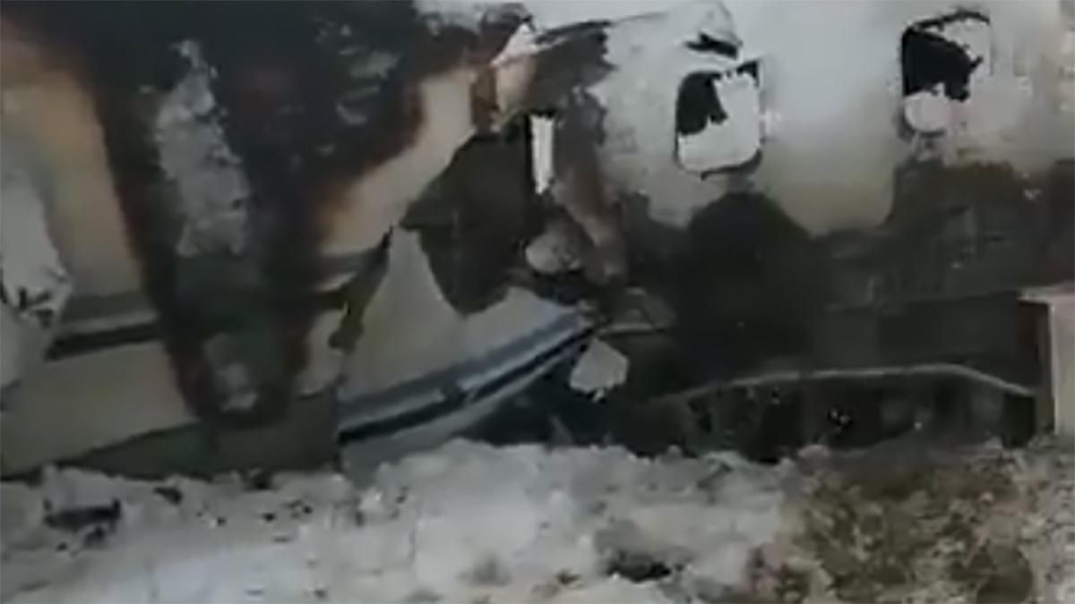 Авіакатастрофа в Афганістані 27.01.2020: відео літака, який горить