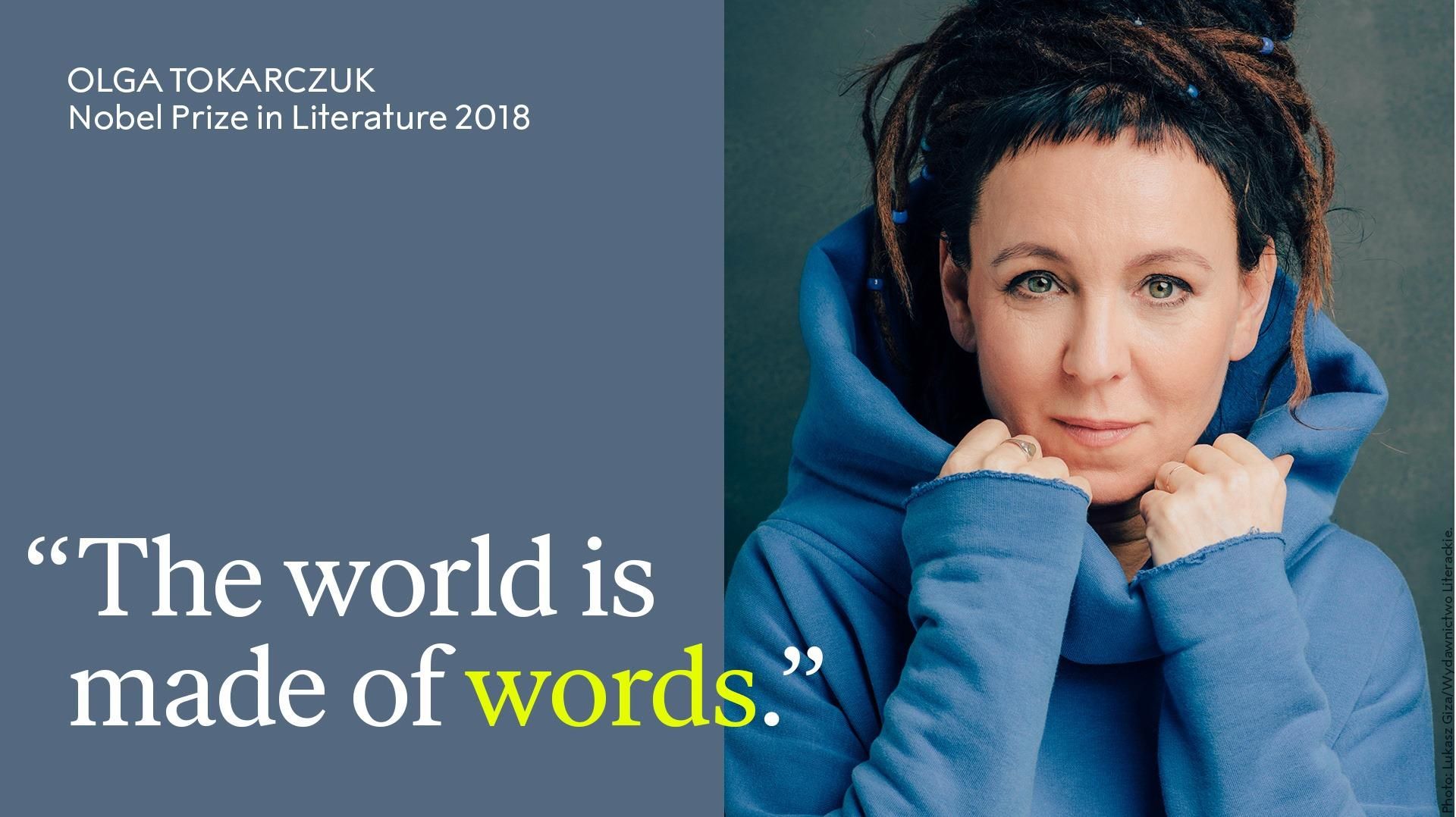 Лауретка Нобелівської премії Ольга Токарчук приїде у Львів на книжковий форум Лауретка Нобелівської премії Ольга Токарчук приїде у Львів на книжковий форум