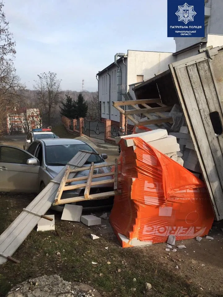 аварія з вантажівкою, Тернопіль