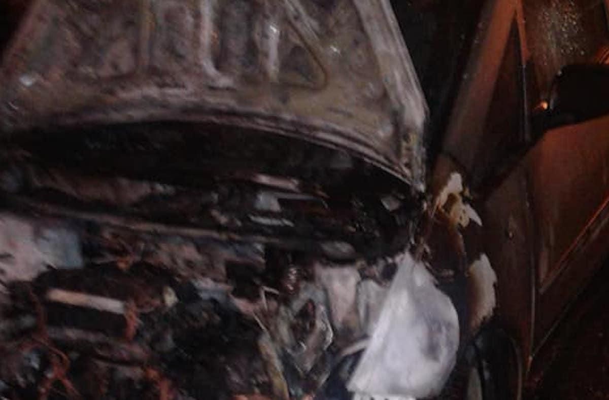 Галина Терещук из Радио Свобода сожгли авто во Львовое – фото