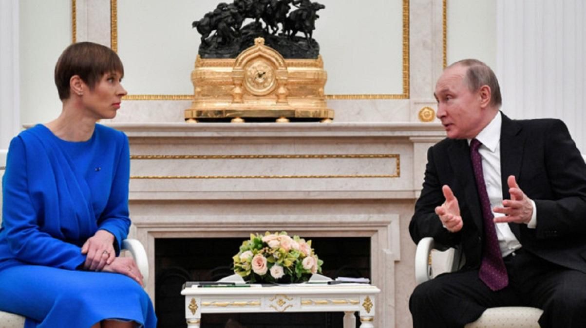 Територіальні претензії Естонії до Росії: президентка Кальюлайд хоче поставити крапку в історії