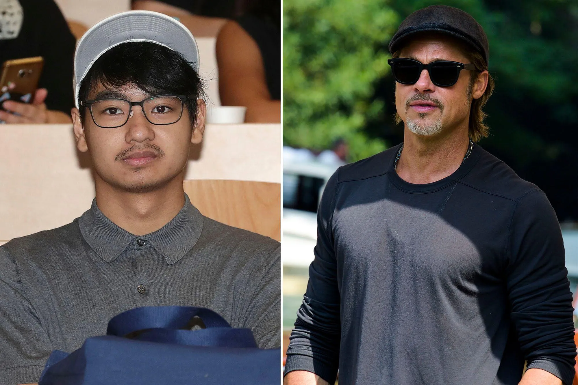 Бред Пітт з сином Меддоксом Бред Пітт з сином Меддоксом